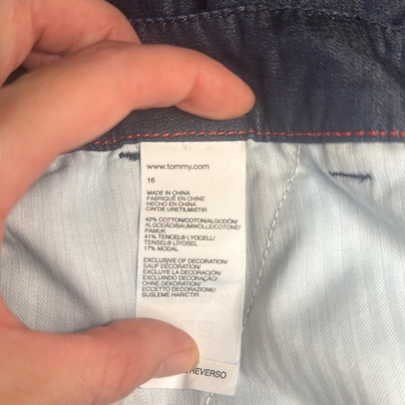 Blue Straight Leg Pants by Tommy Hilfiger- Size 16 - Picture 7 of 9